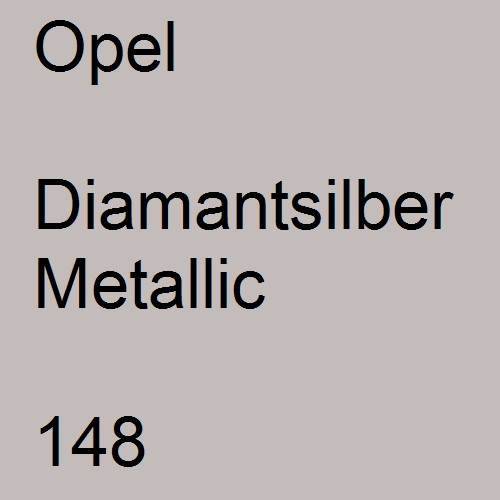 Opel, Diamantsilber Metallic, 148.